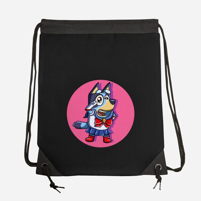 Sailor Bluey-None-Drawstring-Bag-nickzzarto