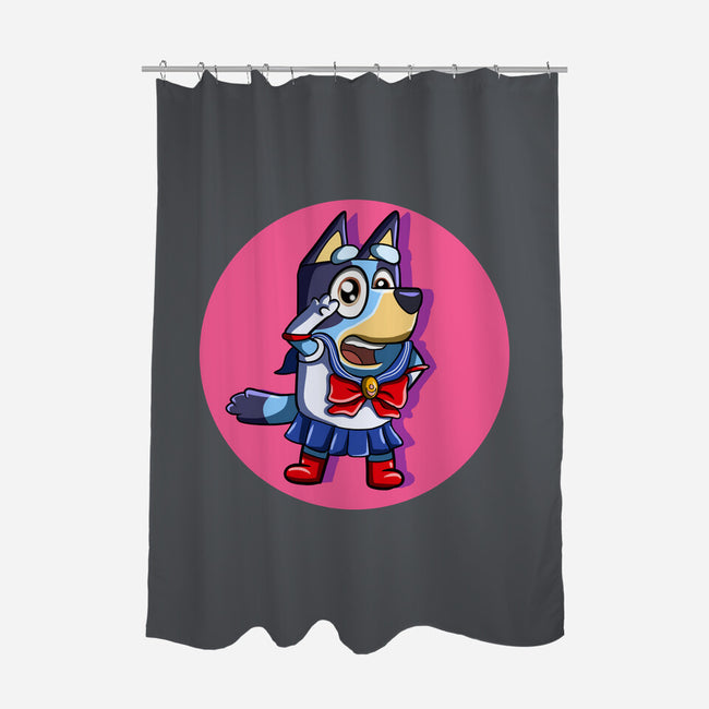Sailor Bluey-None-Polyester-Shower Curtain-nickzzarto