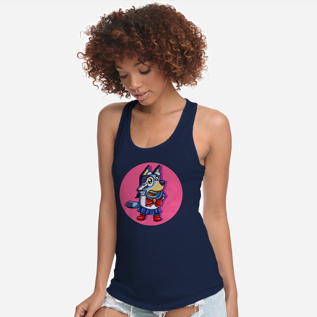 Sailor Bluey-Womens-Racerback-Tank-nickzzarto