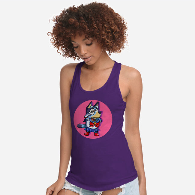 Sailor Bluey-Womens-Racerback-Tank-nickzzarto