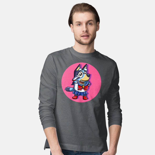 Sailor Bluey-Mens-Long Sleeved-Tee-nickzzarto