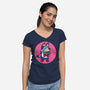 Sailor Bluey-Womens-V-Neck-Tee-nickzzarto