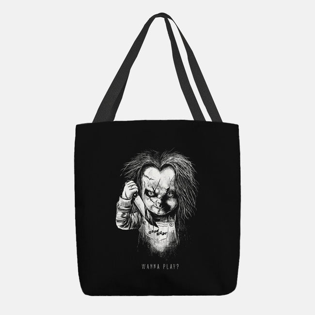 Wanna Play?-none basic tote-bstgraph