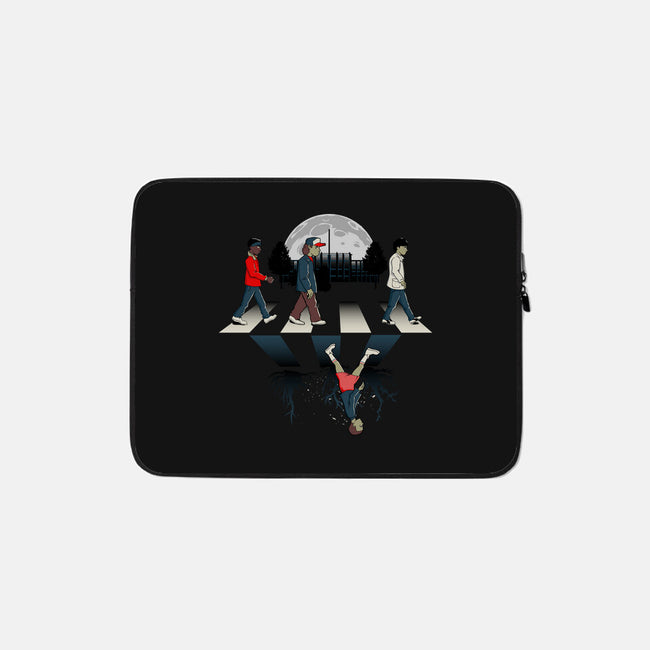 Upside Down Road-none zippered laptop sleeve-foureyedesign