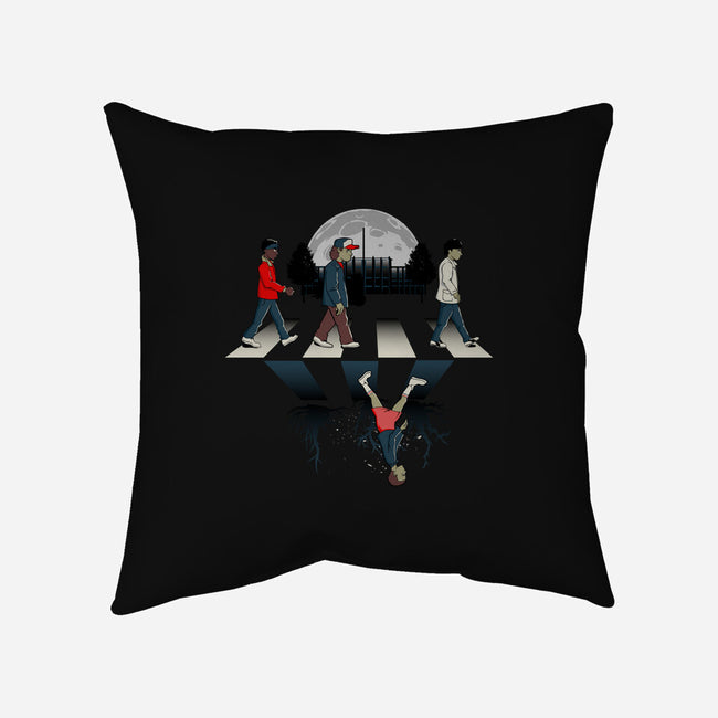 Upside Down Road-none removable cover throw pillow-foureyedesign