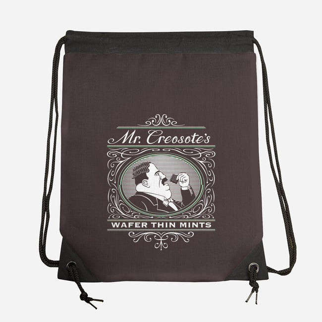 Wafer Thin Mints-none drawstring bag-doodledojo