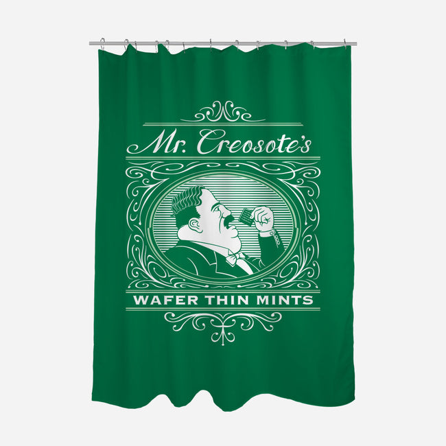 Wafer Thin Mints-none polyester shower curtain-doodledojo