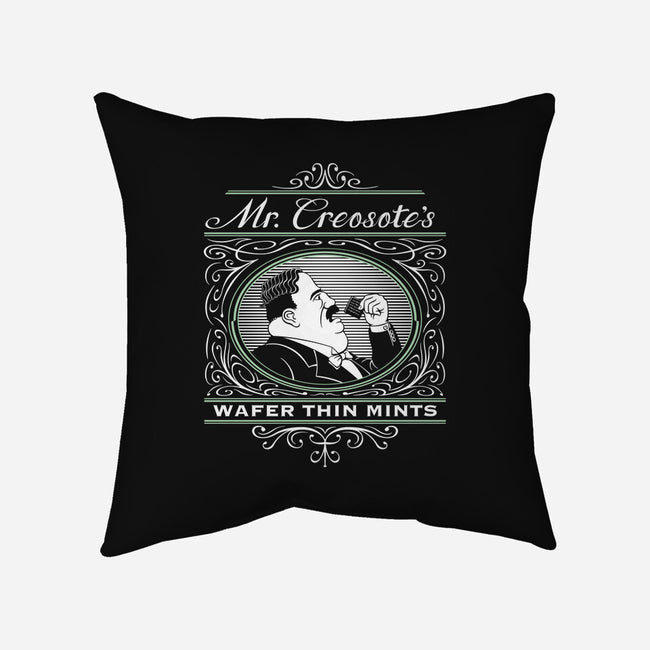 Wafer Thin Mints-none removable cover w insert throw pillow-doodledojo