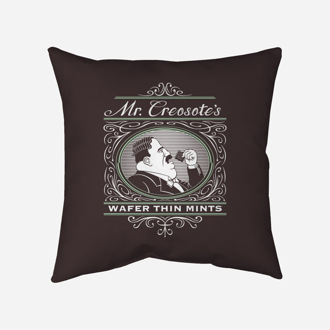 Wafer Thin Mints-none removable cover w insert throw pillow-doodledojo