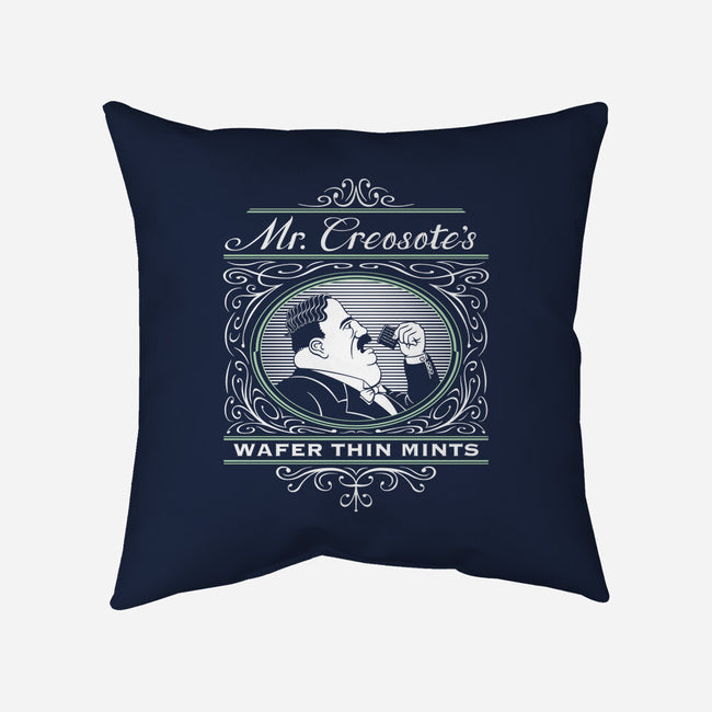 Wafer Thin Mints-none removable cover w insert throw pillow-doodledojo