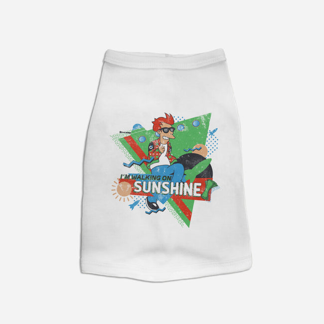 Walkin' On Sunshine-dog basic pet tank-xMitch