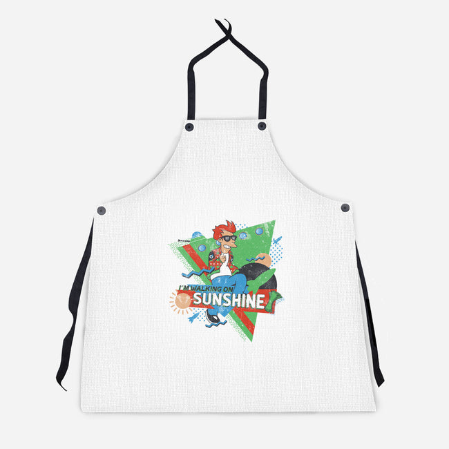 Walkin' On Sunshine-unisex kitchen apron-xMitch