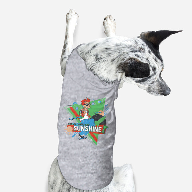 Walkin' On Sunshine-dog basic pet tank-xMitch