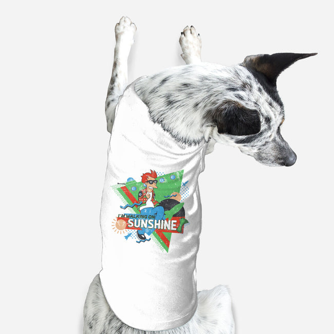 Walkin' On Sunshine-dog basic pet tank-xMitch