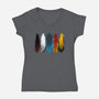 War is Here-womens v-neck tee-bomdesignz
