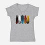 War is Here-womens v-neck tee-bomdesignz