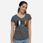 War is Here-womens v-neck tee-bomdesignz