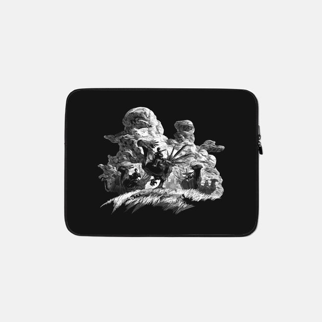 War of the Lions-none zippered laptop sleeve-Logan Feliciano