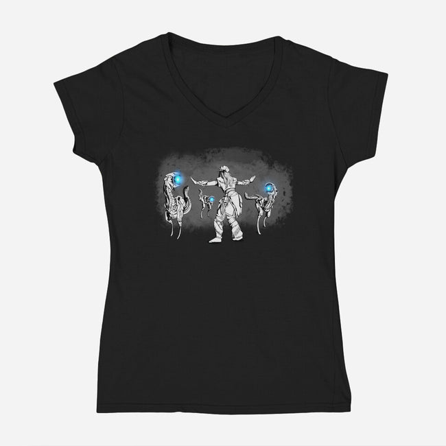 Watcher Tamer-womens v-neck tee-danirodart