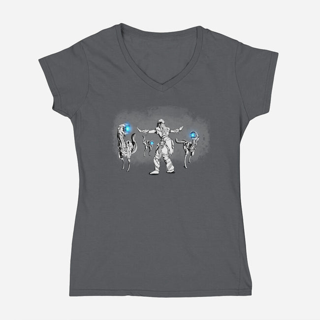 Watcher Tamer-womens v-neck tee-danirodart