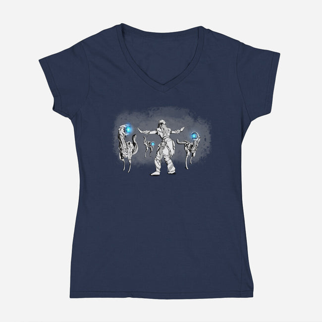 Watcher Tamer-womens v-neck tee-danirodart