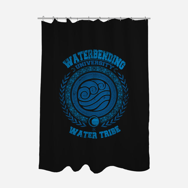 Waterbending University-none polyester shower curtain-Typhoonic