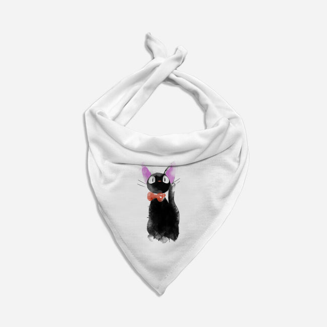 Watercolor Cat-dog bandana pet collar-ddjvigo