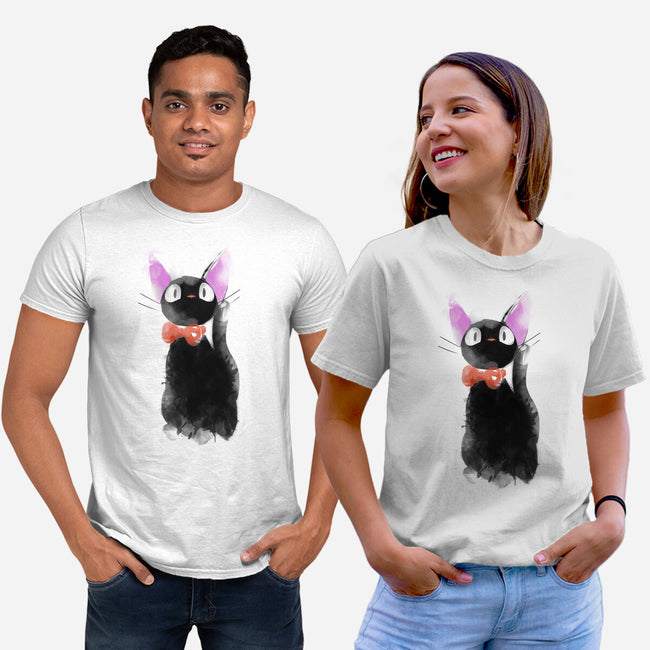 Watercolor Cat-unisex basic tee-ddjvigo