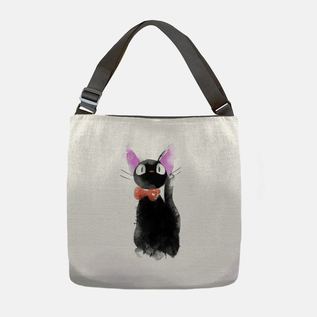 Watercolor Cat-none adjustable tote-ddjvigo