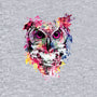 Watercolor Owl-baby basic tee-RizaPeker
