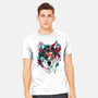 Watercolor Wolf-mens heavyweight tee-RizaPeker