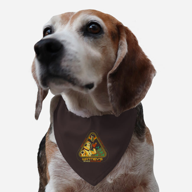 Watney's Space Potatoes-dog adjustable pet collar-Glen Brogan
