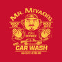 Wax On Wax Off Car Wash-none removable cover w insert throw pillow-DeepFriedArt
