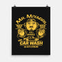 Wax On Wax Off Car Wash-none matte poster-DeepFriedArt