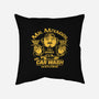 Wax On Wax Off Car Wash-none removable cover w insert throw pillow-DeepFriedArt