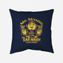 Wax On Wax Off Car Wash-none removable cover w insert throw pillow-DeepFriedArt