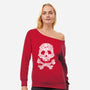 We Are Pirates-womens off shoulder sweatshirt-angi-pants