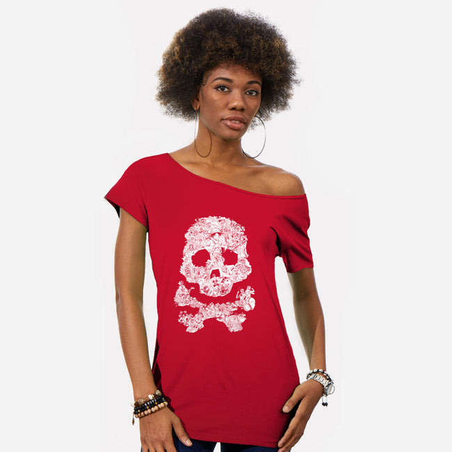 We Are Pirates-womens off shoulder tee-angi-pants