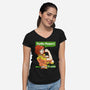 We Can Do It Turtles-womens v-neck tee-hugohugo