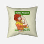 We Can Do It Turtles-none removable cover w insert throw pillow-hugohugo
