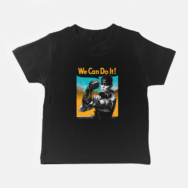 We Can Do It Furiously-baby basic tee-hugohugo