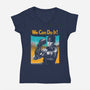 We Can Do It Furiously-womens v-neck tee-hugohugo