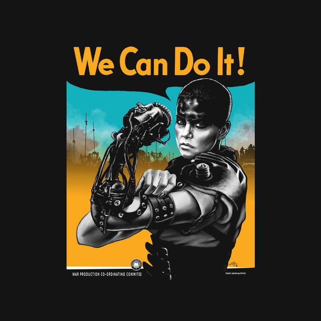We Can Do It Furiously-womens off shoulder tee-hugohugo