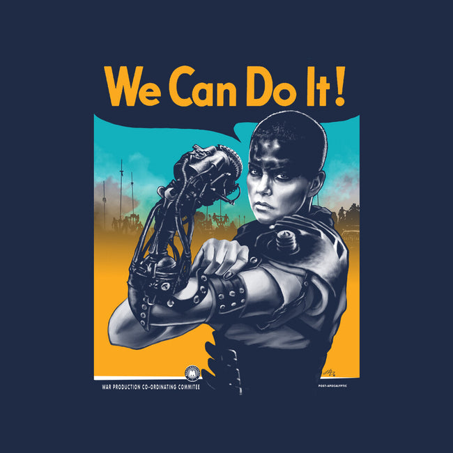 We Can Do It Furiously-womens v-neck tee-hugohugo