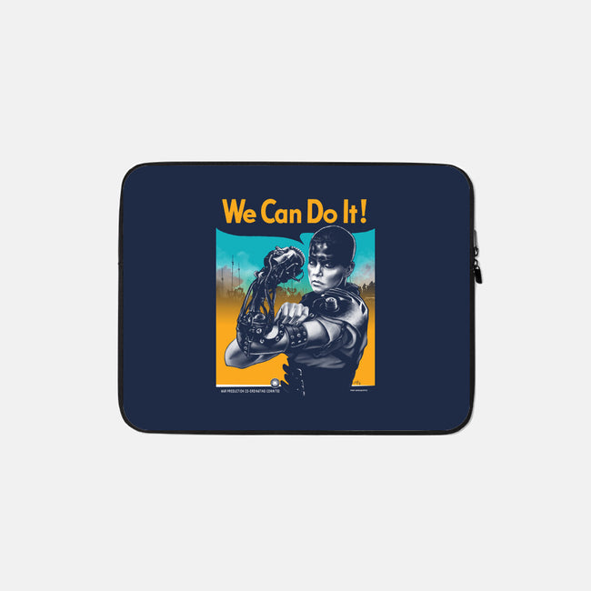 We Can Do It Furiously-none zippered laptop sleeve-hugohugo