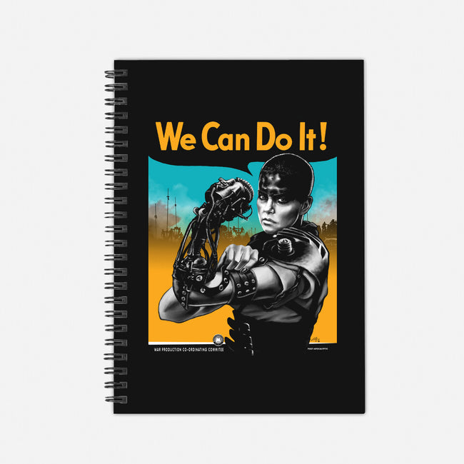 We Can Do It Furiously-none dot grid notebook-hugohugo
