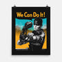 We Can Do It Furiously-none matte poster-hugohugo