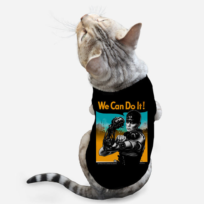 We Can Do It Furiously-cat basic pet tank-hugohugo