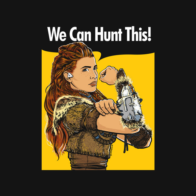 We Can Hunt This!-none beach towel-rustenico