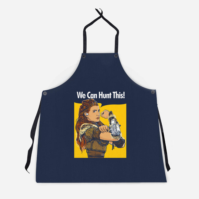 We Can Hunt This!-unisex kitchen apron-rustenico